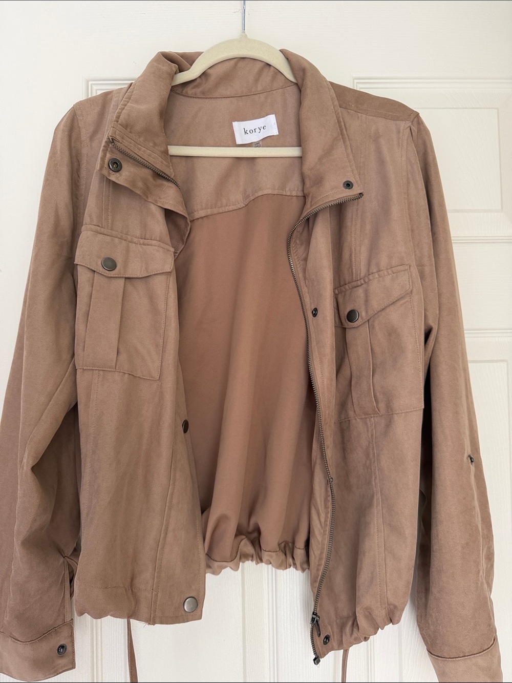 Korye Women's Tan Utility Jacket